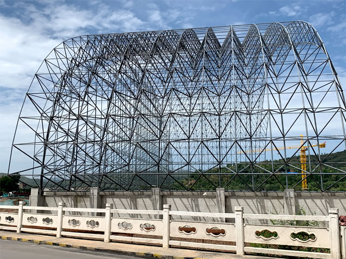 宜春山寨矿储煤棚网架